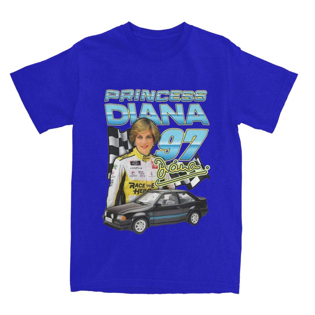 Vintage Princess Diana 97 T-Shirt for Men Crew Neck 100% Cotton T Shirt Short Sleeve Tees Gift Idea Clothing