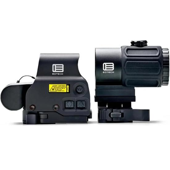558 Red Dot Sight G33/G43/G45 3X 5X Magnifier Airsoft Hunting Gear w/ 20mm Rail Mounts & QD