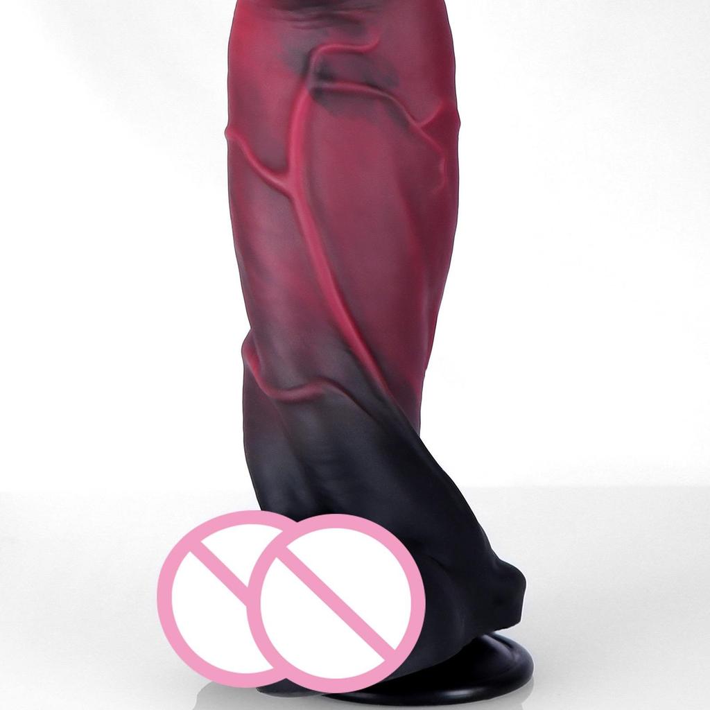 Realistic Veins Big Penis Skin Feel Soft Huge Dildo Double Silicone Masturbation Cock Woman Anal Sex Toy Suction Cup Small Dick