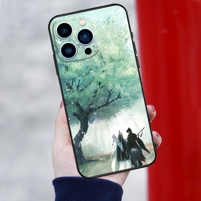 Mo Dao Zu Shi Anime Phone Case For iPhone 16 Pro 15 Pro 12 13 Mini 11 14 Pro Max XR 16 15 Plus 16e Cover Coque