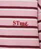 Seuteulaipeumagalin Stmg Logo Striped Long Sleeve Pink