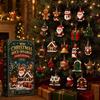 3D Mini Christmas Brick Ornament Advent Calendar 2026, 24 Days Christmas Countdown Building Blocks Kit,Christmas Tree Decor Gift