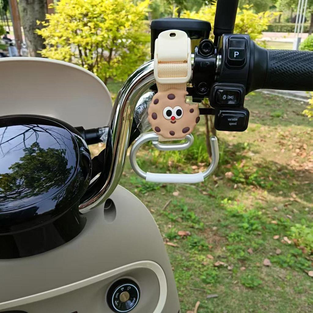 Cartoon Electric Scooter Hook: Universal, Strong, Storage Solution for Scooters, Motorcycles, and Strollers