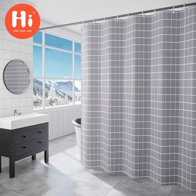 Bathroom Thickened Waterproof Curtain Mildew Proof Shower Curtain Shower Partition Curtain Shower Curtain Bathroom Curtain Free Perforation