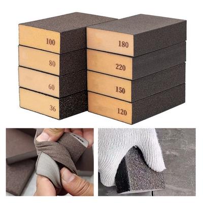 1pcs 36-220 Coarse Medium Fine Grit Sanding Block Sander Sponge For Wood Drywall Metal Sandpaper Polished Sanding Disc