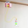 Cat Toy Interactive Electric Toy High-Strength Plastic Simulates Real Prey Toy with 1.8M Rope Length Cat Toy for Home