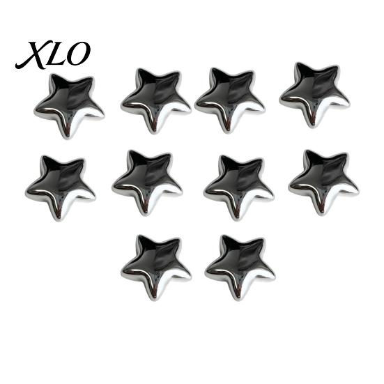Decorative Fridge Magnets 5/10/15/20Pcs Mini Star Refrigerator Magnet, 3D Five-Pointed Magnet Memo Note Holder for Kitchen Office Whiteboard