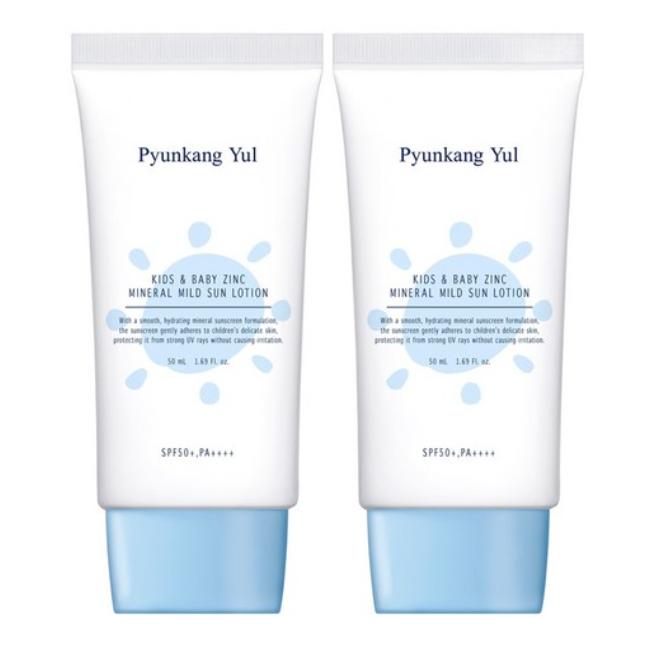 Pyunkang Yul Kids & Baby Zinc Mild Sunscreen Lotion SPF50+ PA++++ – Mineral UV Protection, 50ml