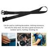 1pcs Black Color Extension Belt One Size Fits All Adjustable Elastic Belt  Clothing Decoration