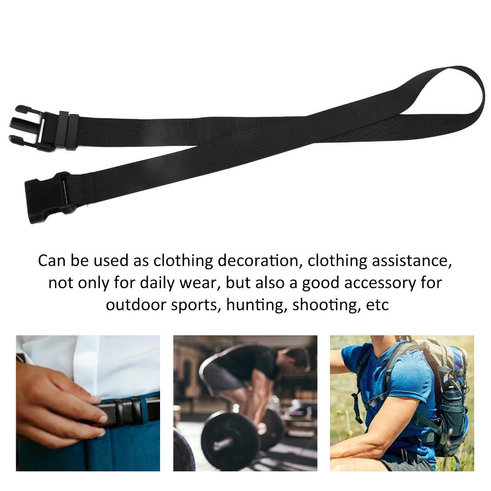 1pcs Black Color Extension Belt One Size Fits All Adjustable Elastic Belt  Clothing Decoration