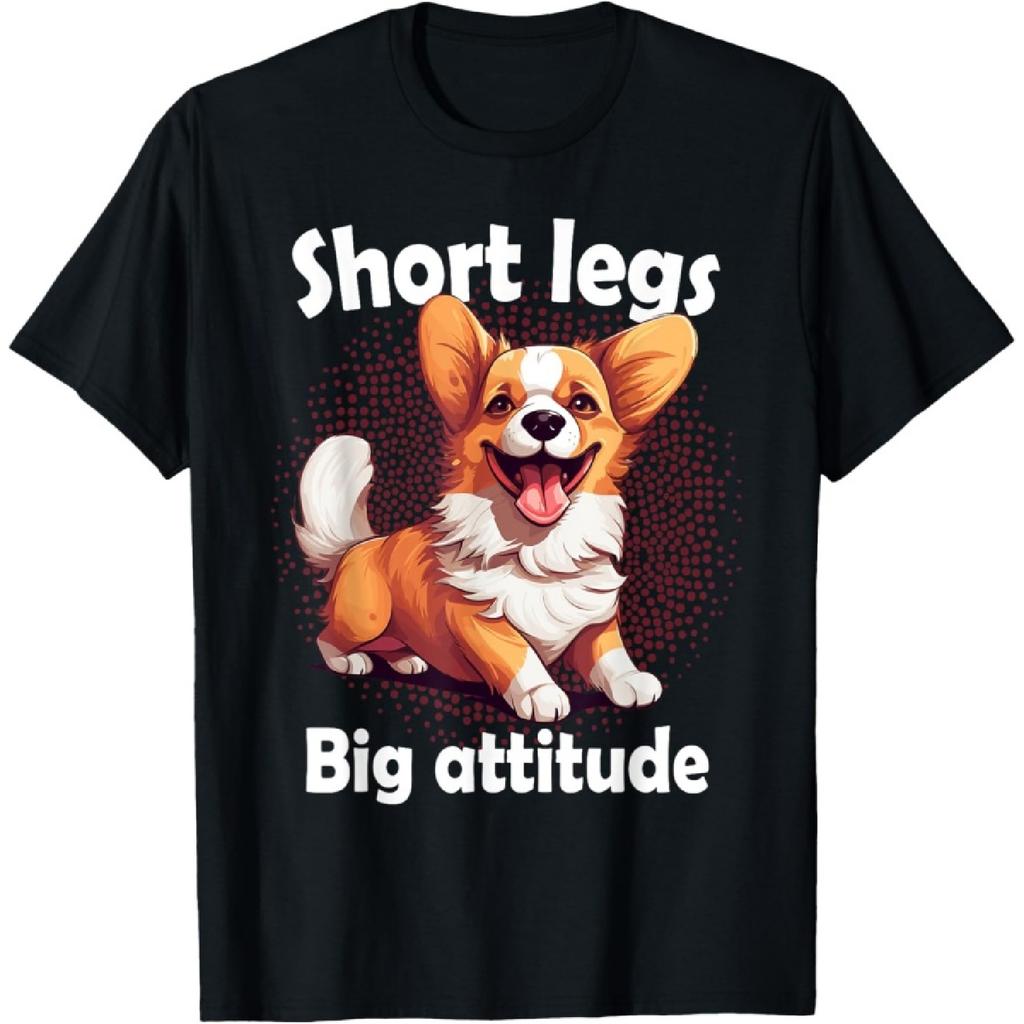 Short Legs Big Attitude Corgi T-Shirt