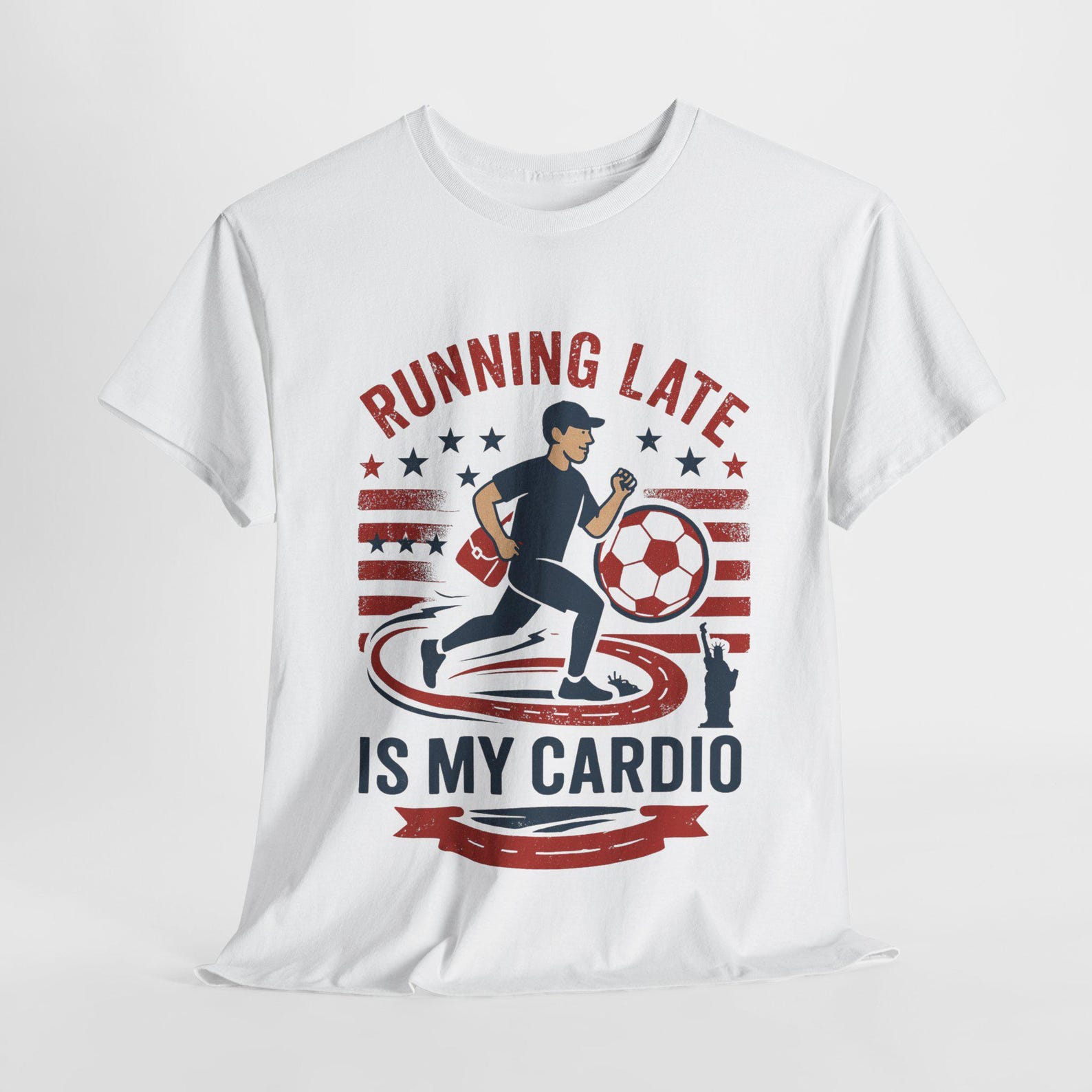 United States Soccer World Cup 2026, Football Fan Gift, Running late cardio Sports Shirt, USA Soccer Tee, Football Enthusiast Top, Soccer M