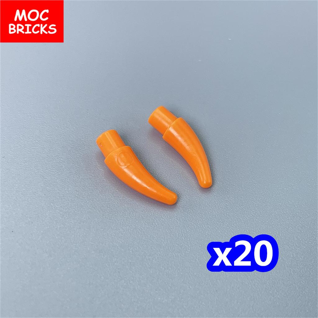 MOC Tijolos Batalha Arma 10187 Garra Milho Animal Planta Parte Blocos de Construção Acessórios Educativos Brinquedos Montados Para Crianças