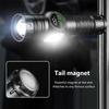 2026 New Waterproof LED Flashlight, Powerful USB Type-C Rechargeable  Flashlights with Magnet, Side Light, 9 Modes for Home Outdoor Emergency