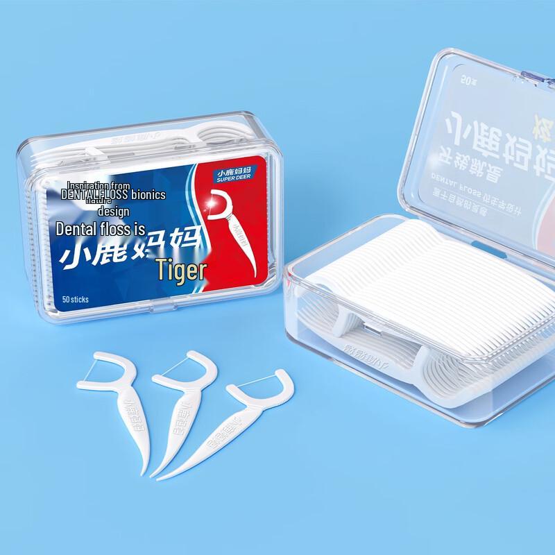 FAWNMUM Ultra-Fine Dental Floss Picks (Family Pack)