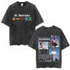 Washed Vintage Ed Sheeran Play Graphic Tshirt Men Women Hip Hop Fashion Pop Music T Shirts Mens Gothic Oversized Streetwear