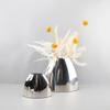 Luxury Mirror Stainless Steel Curved Vase, Flower Pot, Dining Table Decoration Ornament, Living Room Flower Arrangement
