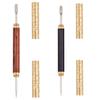 Wooden Handle Stainless Steel Tip Coffee Latte Art Pen for Professional and Beginner Baristas Creating Intricate Designs
