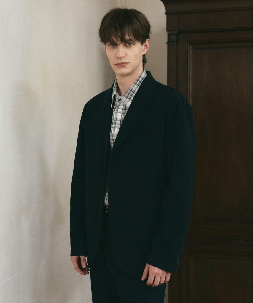 Siecle Comfort Cotton Setup Jacket (Washed Navy)