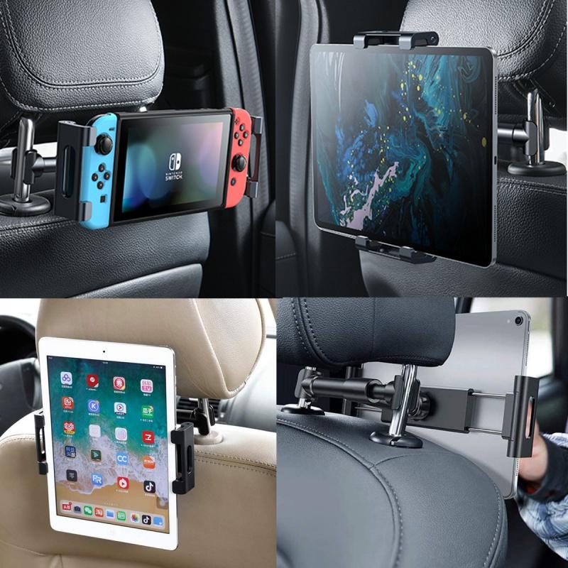 Car Headrest Mounting Holder For 4.7-13 Inch Tablet & Phone Back Seat Headrest Mount Ipad Pro 12.9'' Accessories