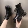 British Style Thick-soled Martin Boots 's Thin Locomotive Short Boots Martin Boots Wear Foreign Style European and American Style