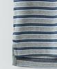 Leopeusaideu Fluid Stripe Half Sleeve M.Grey
