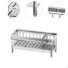Kitchen Sink Sponge Holder Organizer Multipurpose Drain Storage Rack Stainless Steel