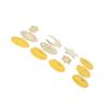 36Pcs Ramadan Ornaments Exquisite Lantern Star Moon Durable Multi Purpose Eid Mubarak Ornaments for Party Festival