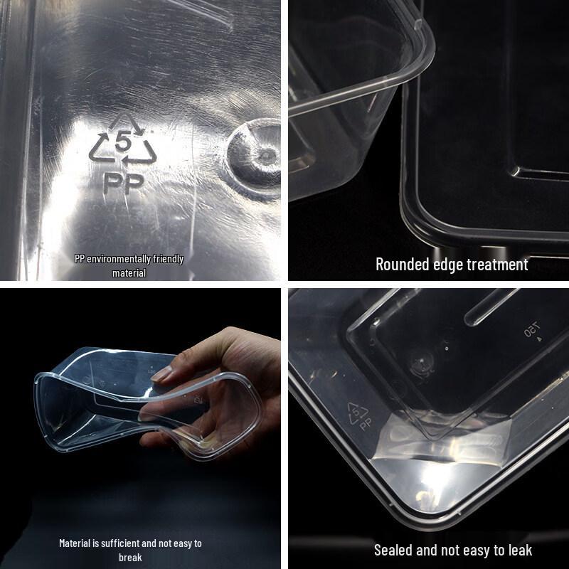 ZISIZ Disposable Round Food Containers