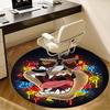Graffiti Taz Chair Mat - Round Carpet for Home Decor, Office, Living Room