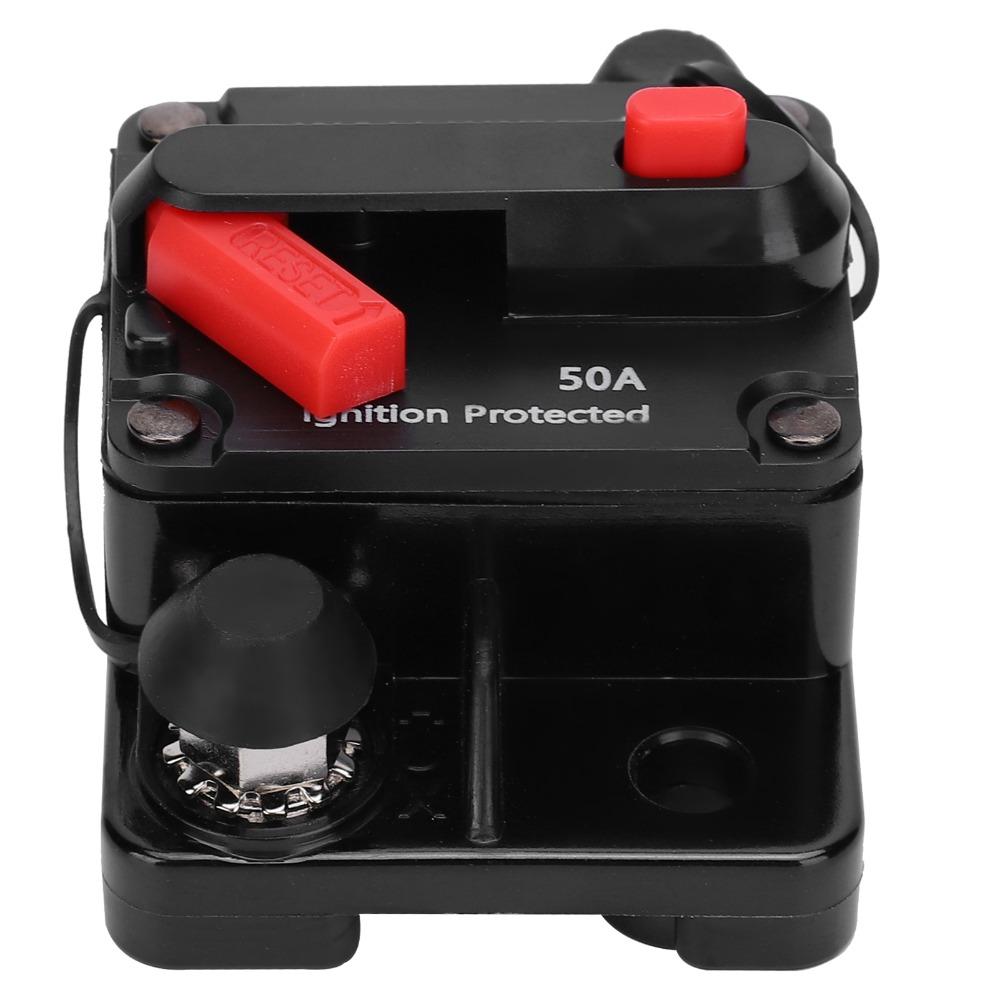 DC12‑42V Circuit Breaker 50A-300A Waterproof Design Auto Switch Fuse Holder Auto Reset Fuse Holder Car Applications