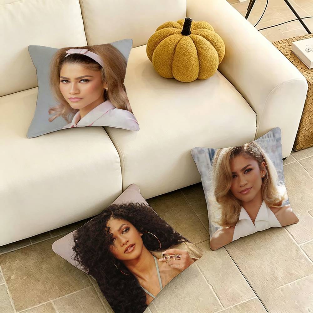 ZendayaA Rue Bennett Pillow Case Square DoubleSided Sofa Cushion Cover Bedroom Bedside Pillow Gift
