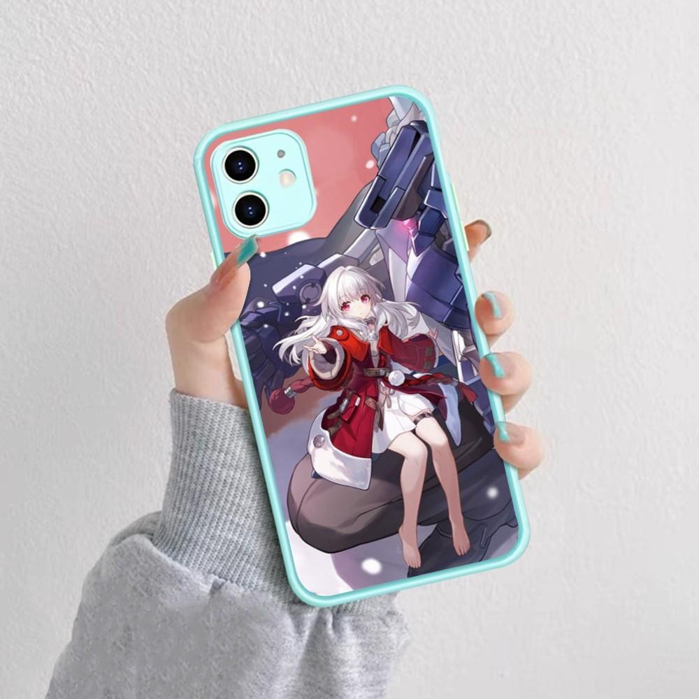 Honkai Game S-Star R-Rail Phone Case For IPhone 14 11 12 13 Mini Pro Max 8 7 Plus X XR XS MAX Translucent Matte Cover