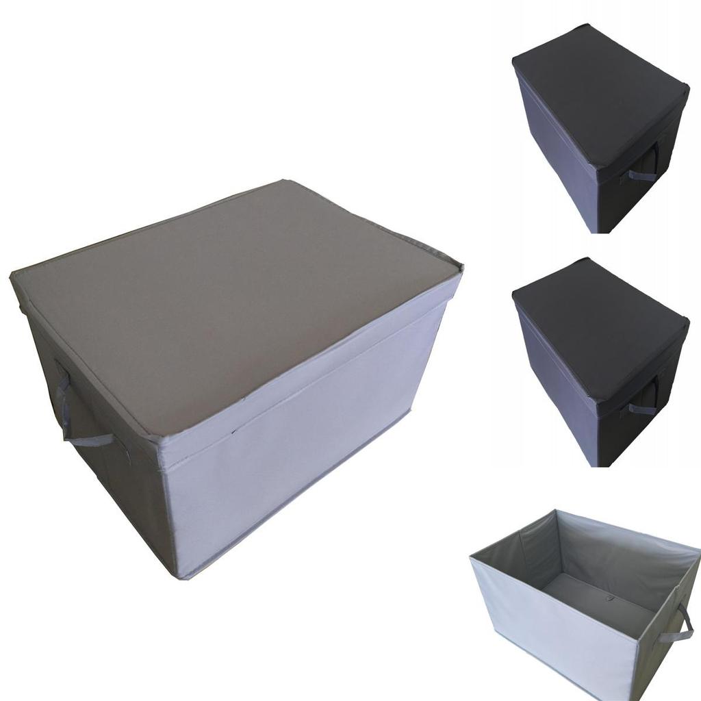 Oxford Cloth Storage Bench With Foldable Design For Living Room Organization