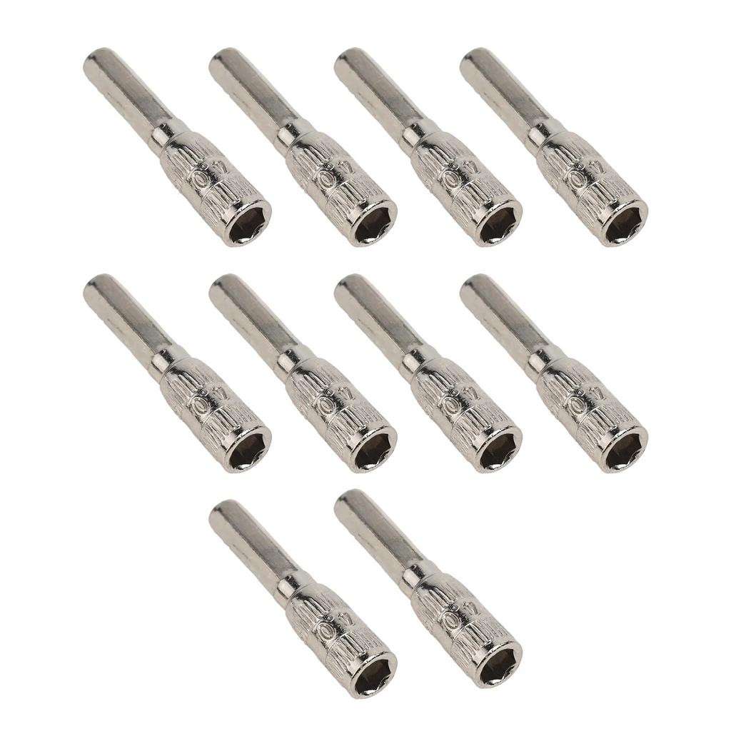 Set Of Ten H4 Hex Shank Screwdriver Bits Compatible With Various For DIY Applications From Toy Repair To Furniture Assembly