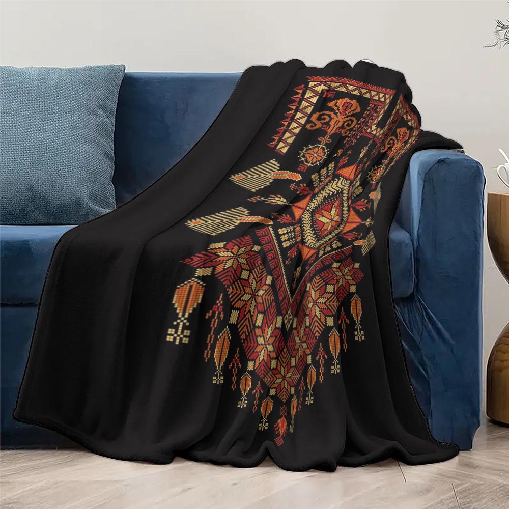 Ethnic Vintage Kilim Rug Boho Floor Blanket Decorative Throw Cushion Cover Bedspread 130x180cm