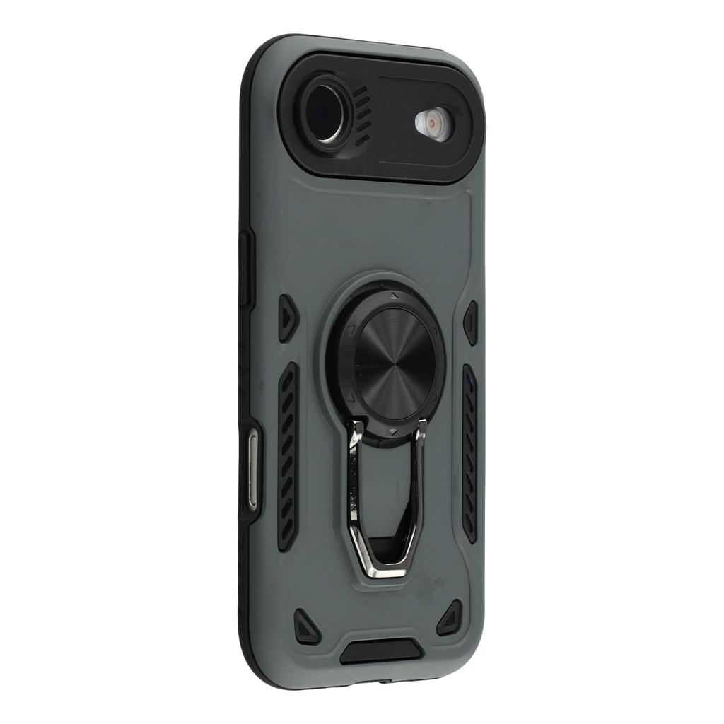 For iPhone 17 Air Case with Kickstand Shockproof TPU+PC Phone Back Cover