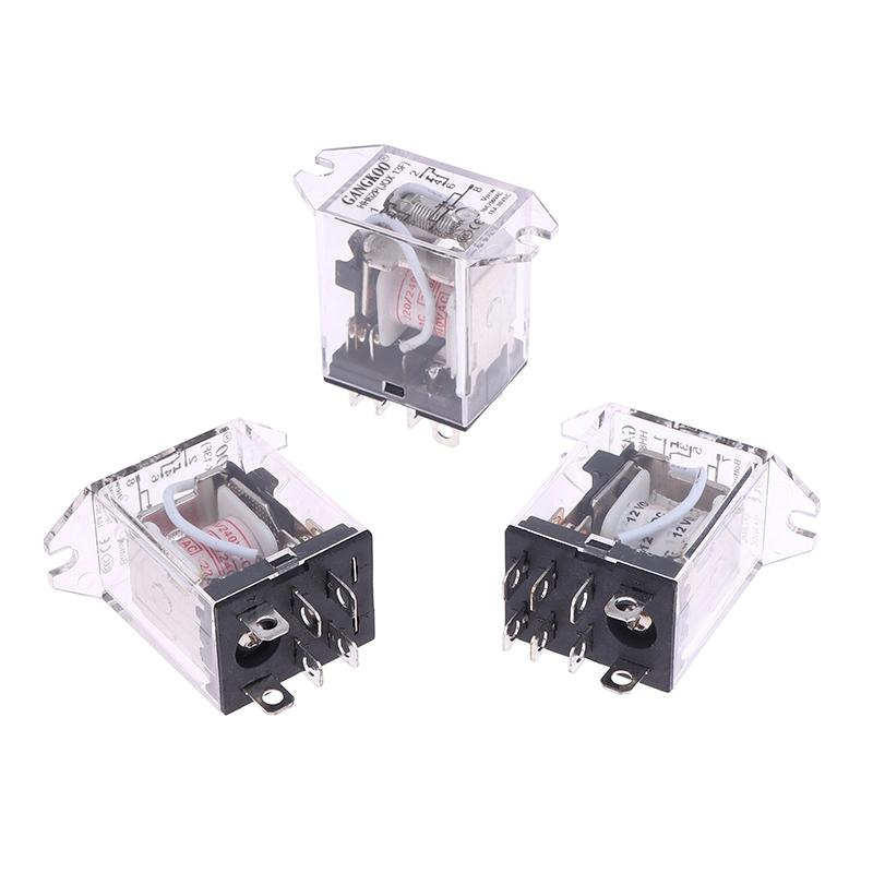 Jqx-13F Hh62P Silnoproudové Relé Cívka Všeobecné Dpdt Mikro Mini Elektromagnetický Reléový Spínač Se Zásuvkovým Základem Ac220V Dc12V24V