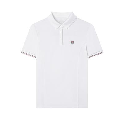 Modern Heritage Casual Fashion Simple Pullover Short Sleeve Polo Shirt Women Tops F11W431101FWT