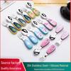 304 Stainless Steel Cartoon Baby Spoon & Fork Set – Portable Training Tableware