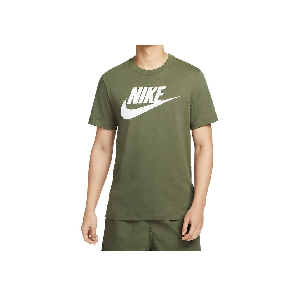 Nike Sportswear Comfortable Stylish Simple Moisture-Wicking Short Sleeve T-Shirt Men Tops Olive-Green AR5005-222
