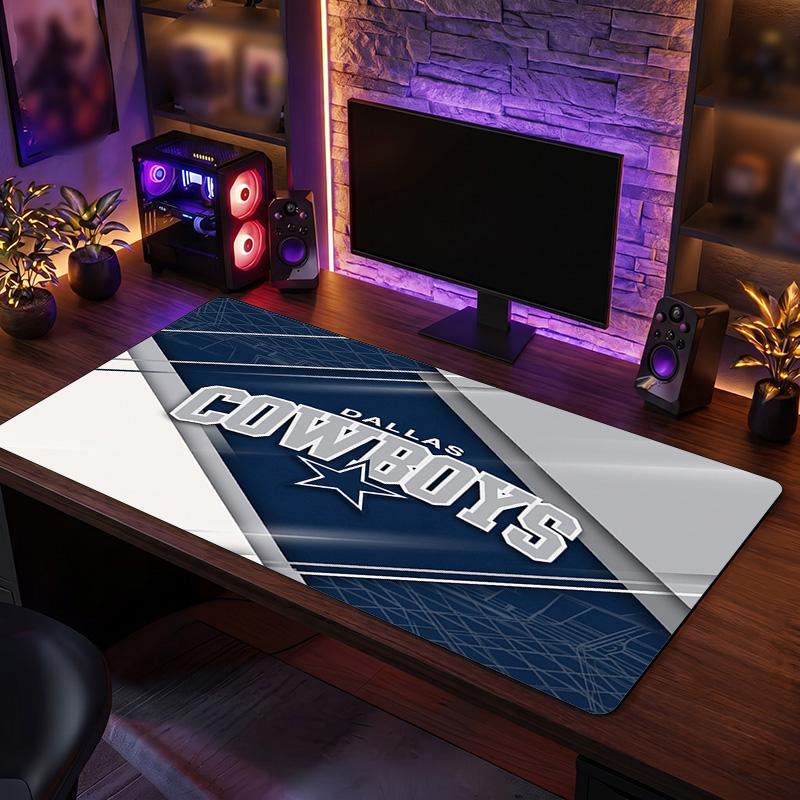 Dallas Cowboys Pattern Mousepad Anti?Slip Rubber Desk Pad For Gaming Working Desktop Decoration