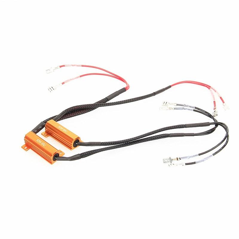 2PCS led H1 H3 H7 H11 9005 HB3 9006 HB4 LED Bulb Decoder Resistor 50w Canbus Error Canceller for Car Fog Light