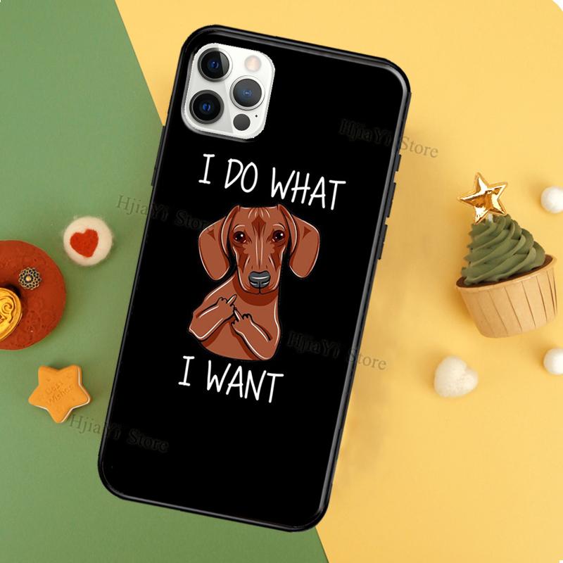 Dachshund Teckel Dackel Dog Silicone Case For iPhone 13 12 Mini 11 14 Pro Max 7 8 Plus X XS Max XR 5S SE 2020 Back Cover