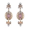 jamieandbell Antique flower drop earrings