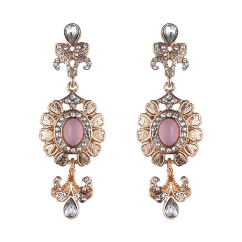 jamieandbell Antique flower drop earrings