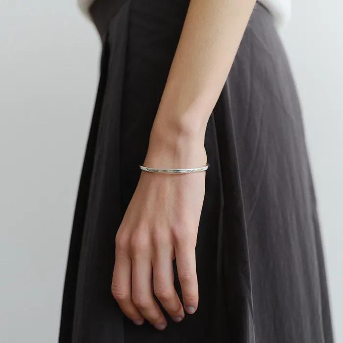 [VEI] 925silver SIGNATURE CHAIN BANGLE_OE2A2MBR40