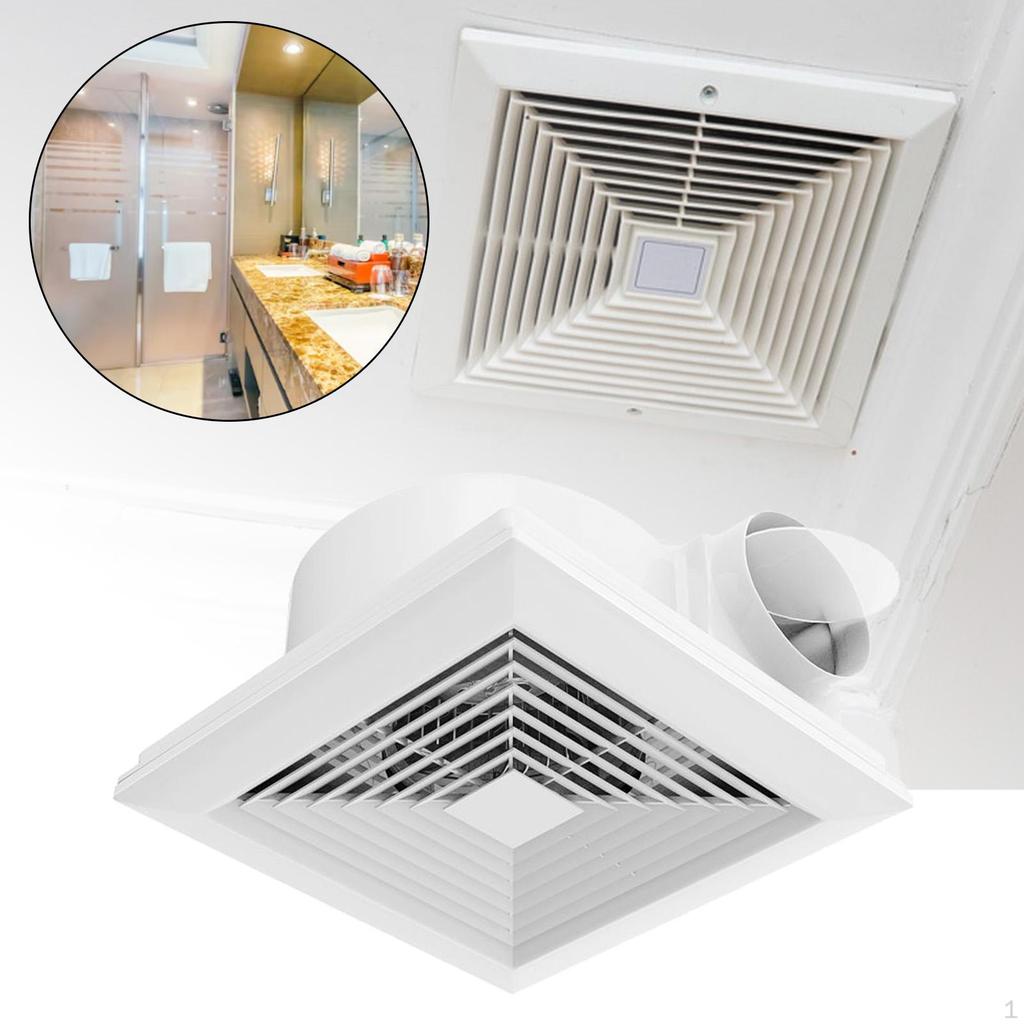 Bathroom Exhaust Installation Quiet Compact Versatile Ventilation Fan for Shower Workshop Kitchen