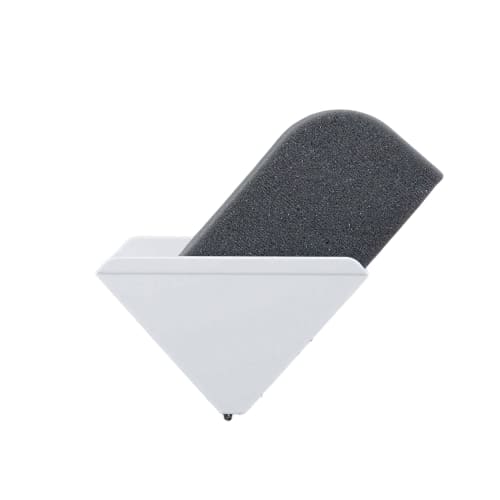 Towa Sangyo Magnetic Bathroom Bath Sponge Holder, Approx. 14 x 6.1 x 8.5 cm, Magnetic SQ, Floating Storage, Rust-Resistant Resin Sponge Holder