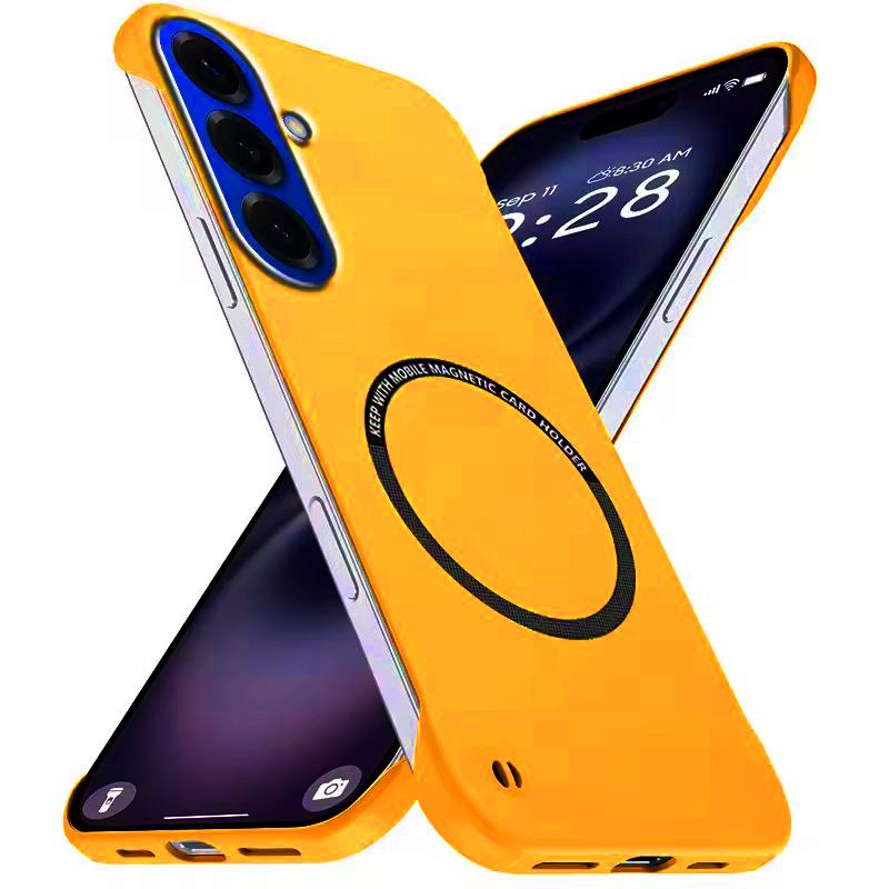 Magnetic Slim Case for Samsung S26 S25 S24 S23 S22 S21 S20 FE Plus Note 20 Ultra Frameless Matte Hard PC Cover Shockproof